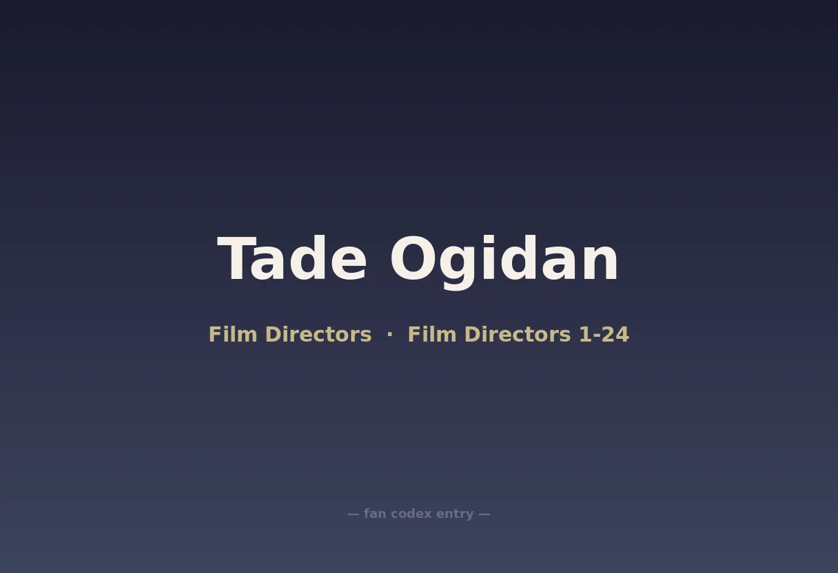 Tade Ogidan