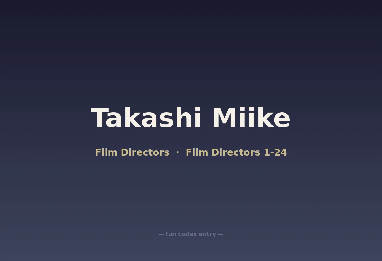 Takashi Miike