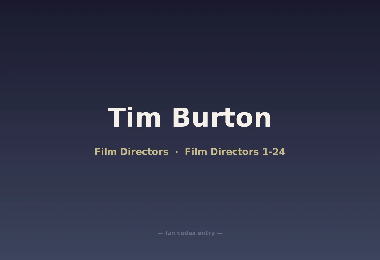 Tim Burton